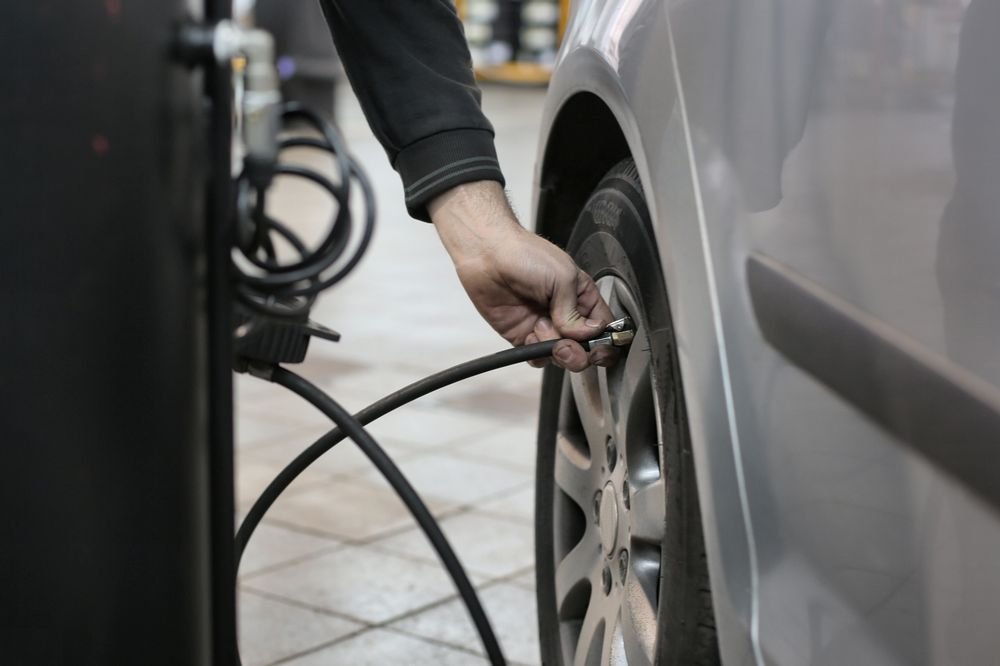 Tire pressure check